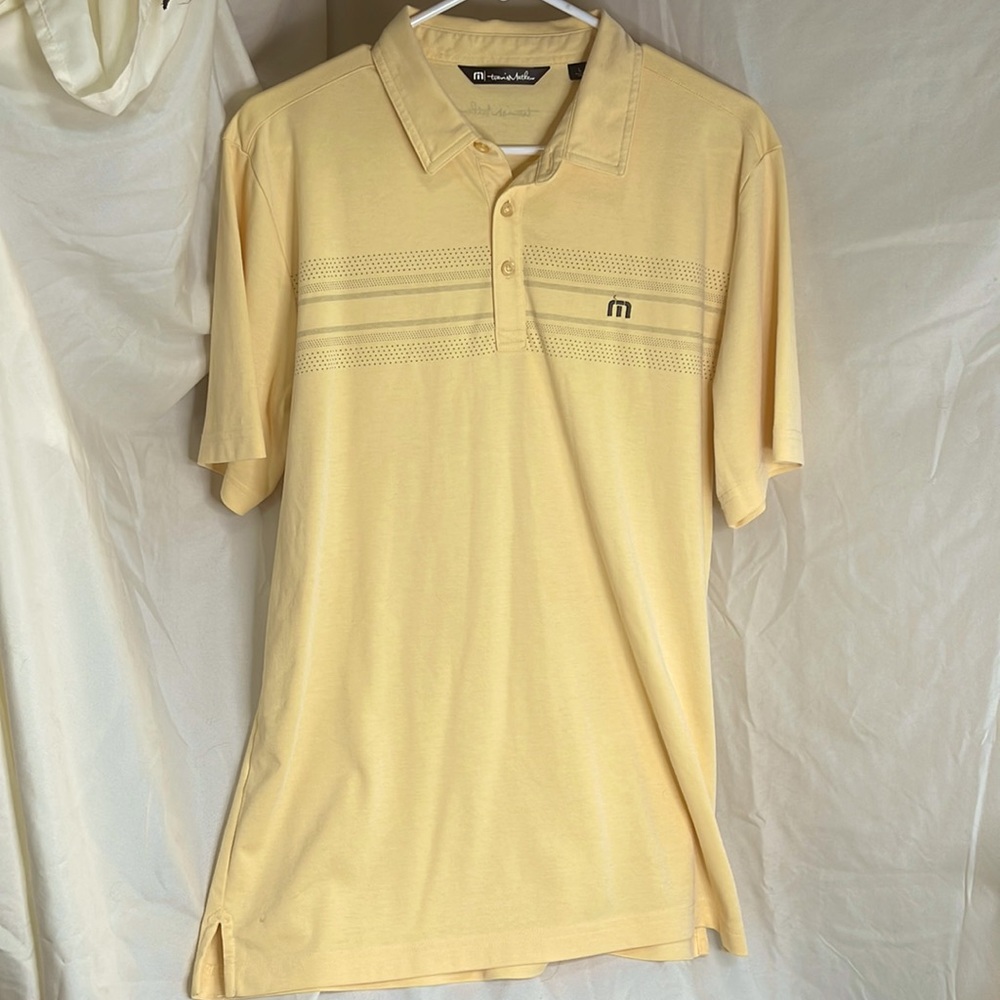 Traci Mathew Buttery Yellow Men’s Polo Men’s Large